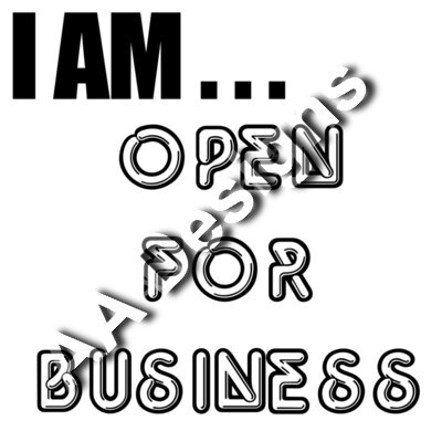 open for business