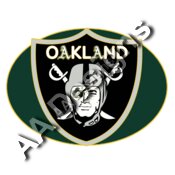 Oakland A's Raiders logo mash up