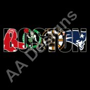 Boston Sport teams logo Mash up
