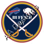 Buffalo Bills Sabres logo mash up