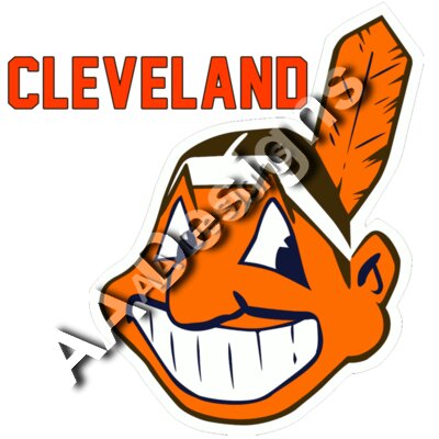 Cleveland Browns Indians logo mash up