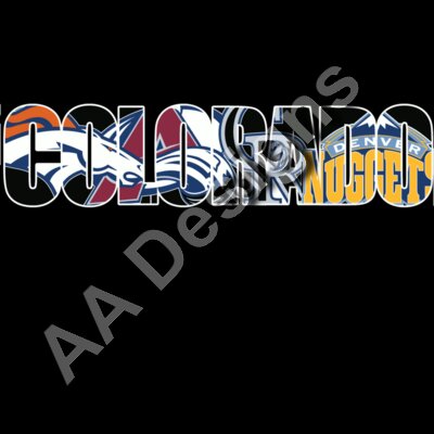 Colorado Sport team logo mash up