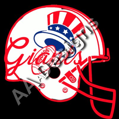 Ny Yankees Giants logo Swap