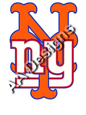 Ny Mets Giants logo mash up